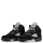 Nike Air Jordan 5 Black Metallic 0