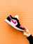 Nike Air Jordan Low (White/Black/Pink) 6
