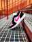 Nike Air Jordan Low (White/Black/Pink) 4