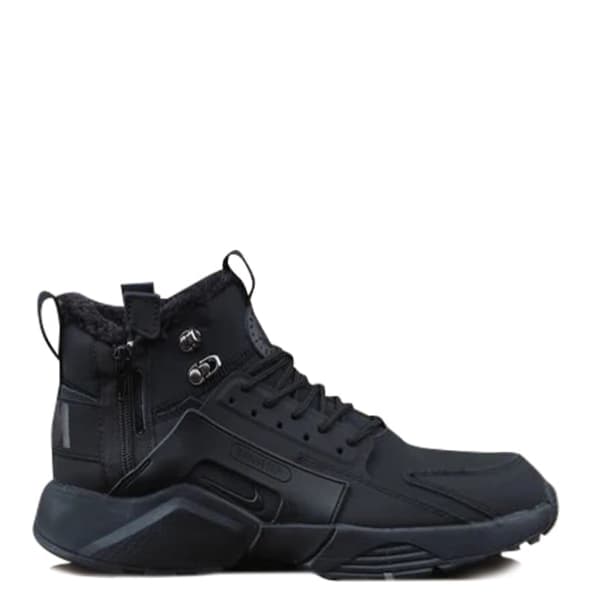 Nike Huarache Four S 4 High City Be X Acronym Fur (Full Black)