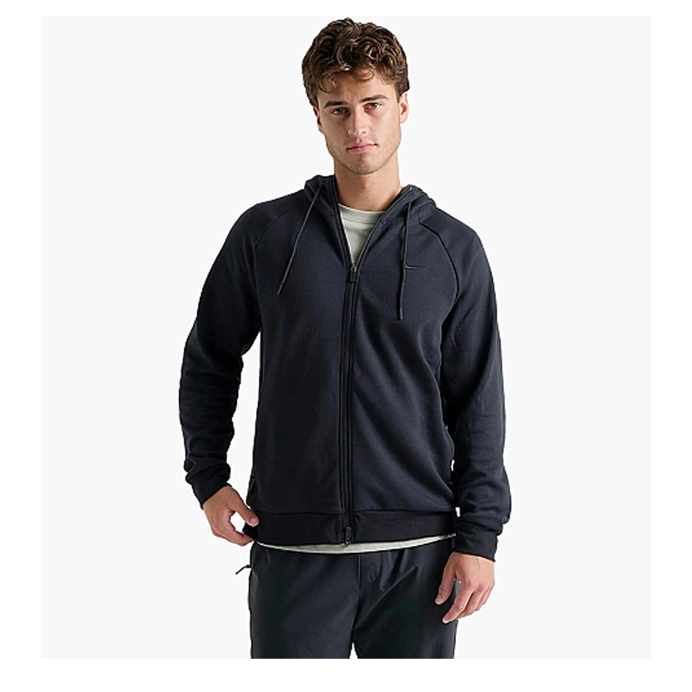 ТОЛСТОВКА NIKE PRIMARY DRI-FIT UV FULL-ZIP VERSATILE HOODIE BLACK FZ0967-010