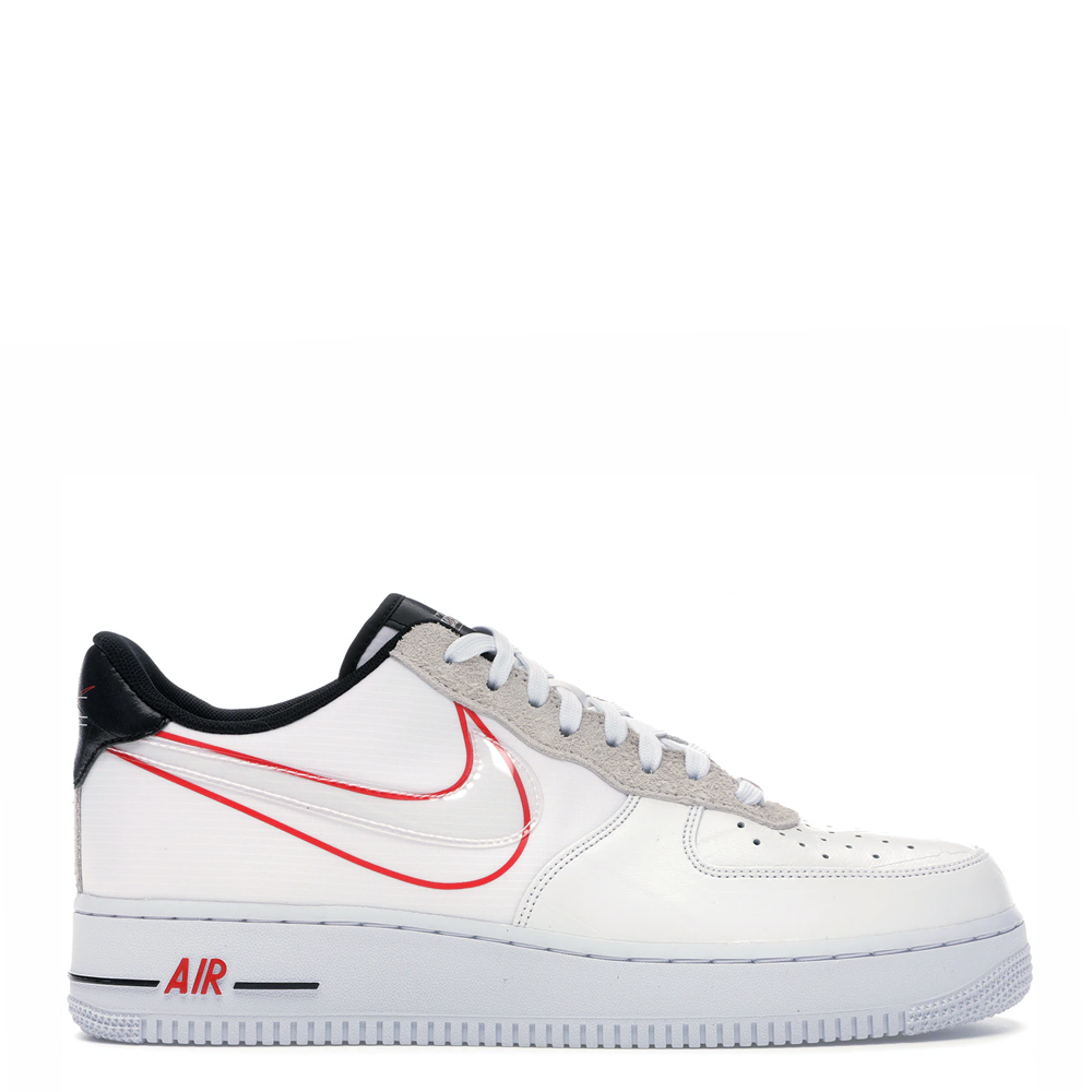 Nike Air Force 1 LV 8 Script Swoosh (White/Red)