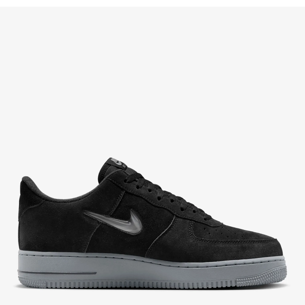 Nike Air Force 1 Low Jewel Suede Black  HQ3827-002
