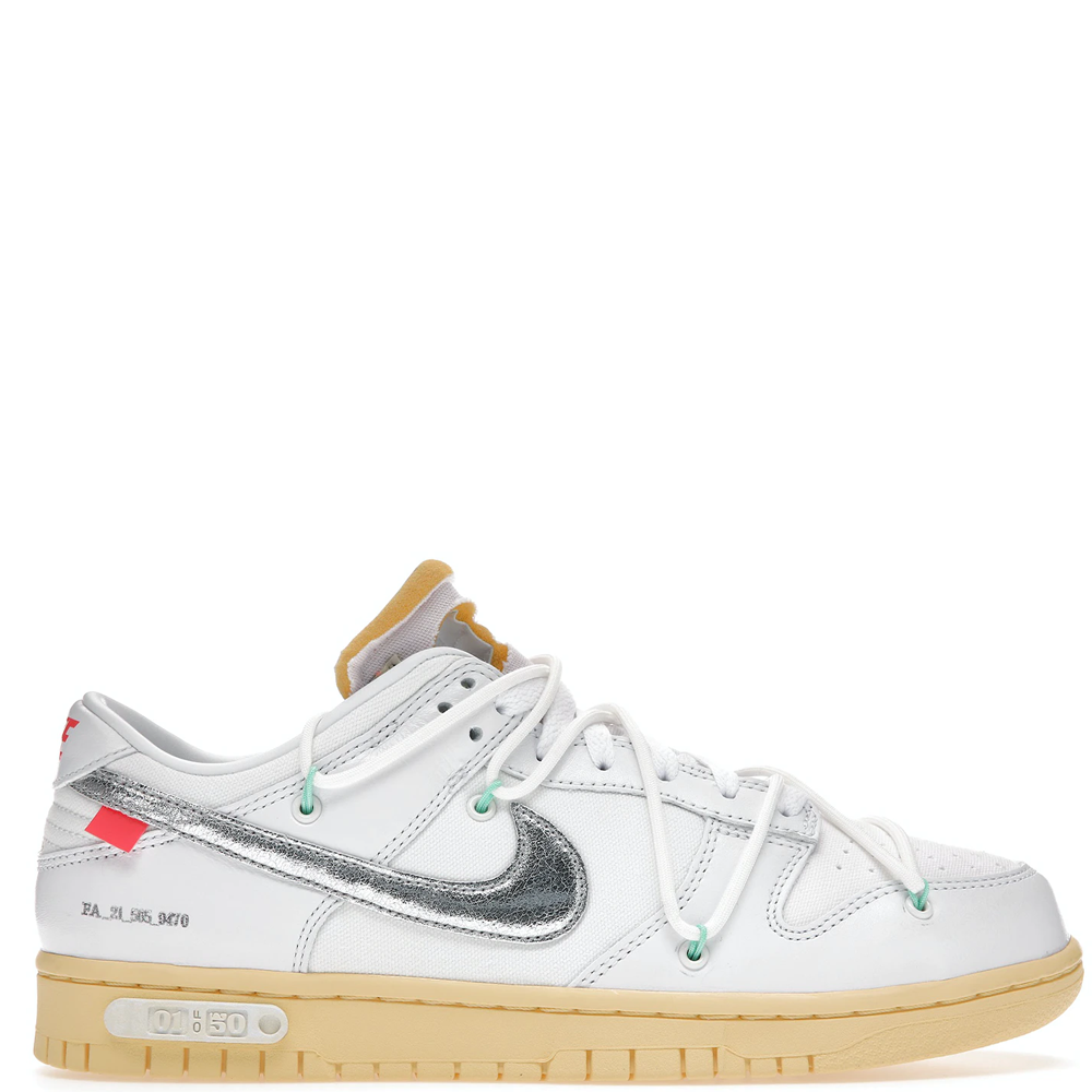 Nike SB Dunk OFF WHITE « WHITE SILVER »