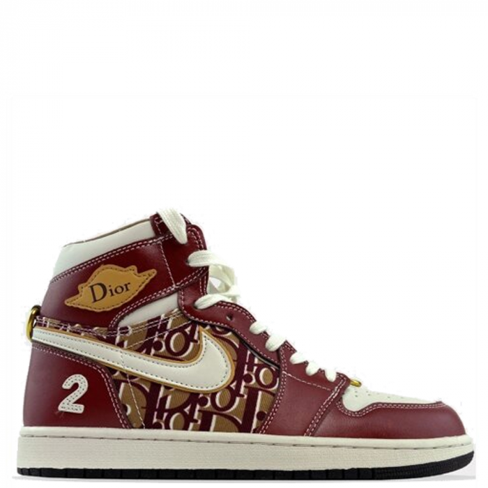 Nike Dior x Air Jordan 1 High OG 2020 (Wine/Red)