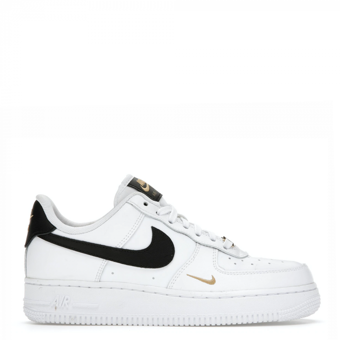 Nike Air Force 1 AF1 Low 07 Essential (White/Black/Gold)