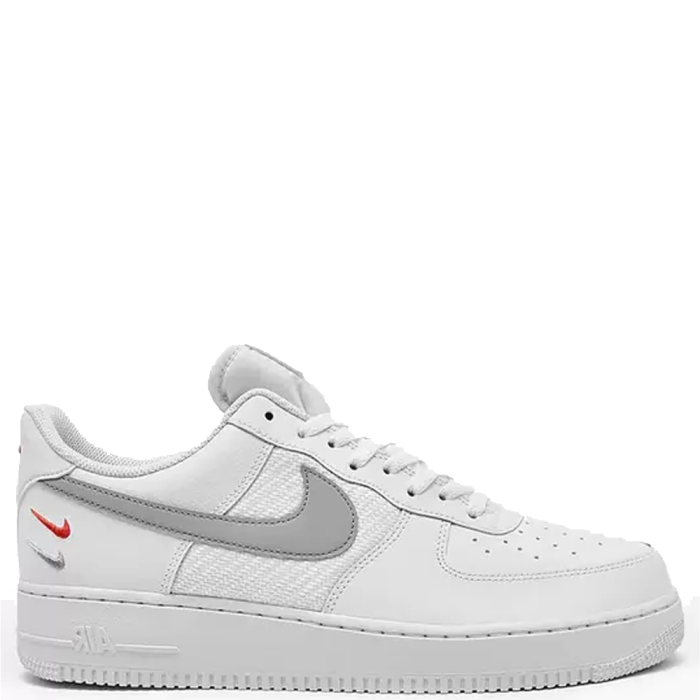 NIKE AIR FORCE 1 LOW SE MINI SWOOSH CASUAL SHOES WHITE
