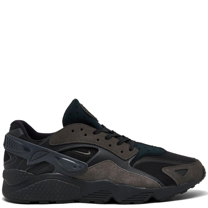 NIKE AIR HUARACHE RUNNER CASUAL SHOES BLACK/BROWN DZ3306-002