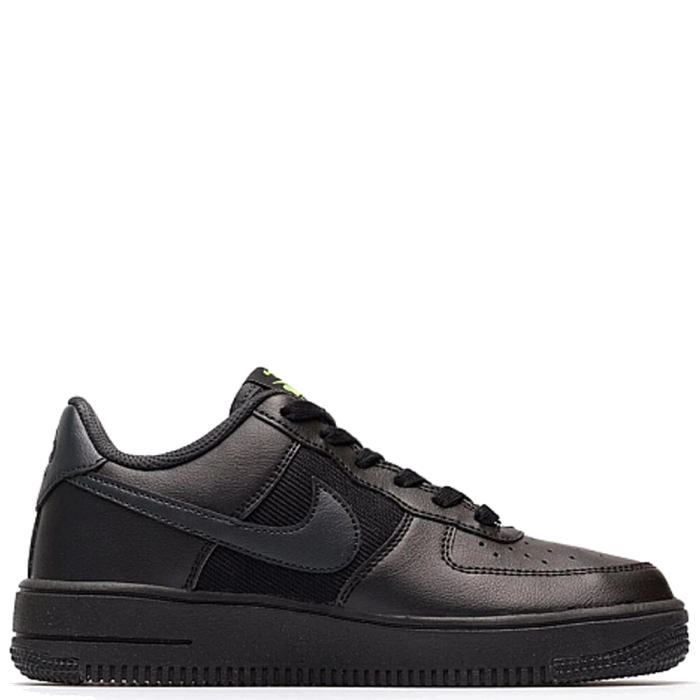 NIKE AIR FORCE 1 LOW CRATER GS TRIPLE BLACK BLACK DH8695-001