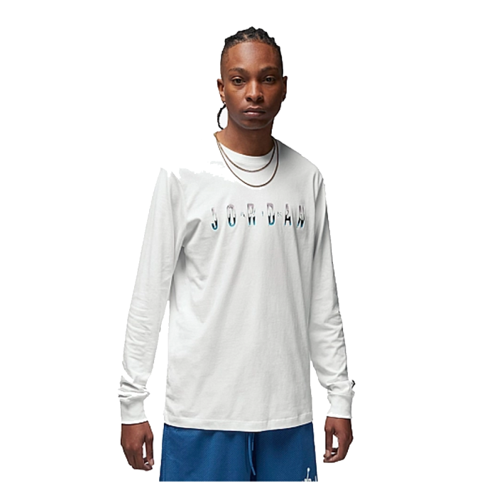 ЛОНГСЛІВ AIR JORDAN MENS LONG-SLEEVE T-SHIRT WHITE DV8416-100