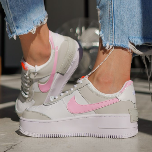 Nike Air Force 1 Shadow (White/Volt)