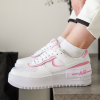 Nike Air Force 1 Shadow (White/Volt/Pink)